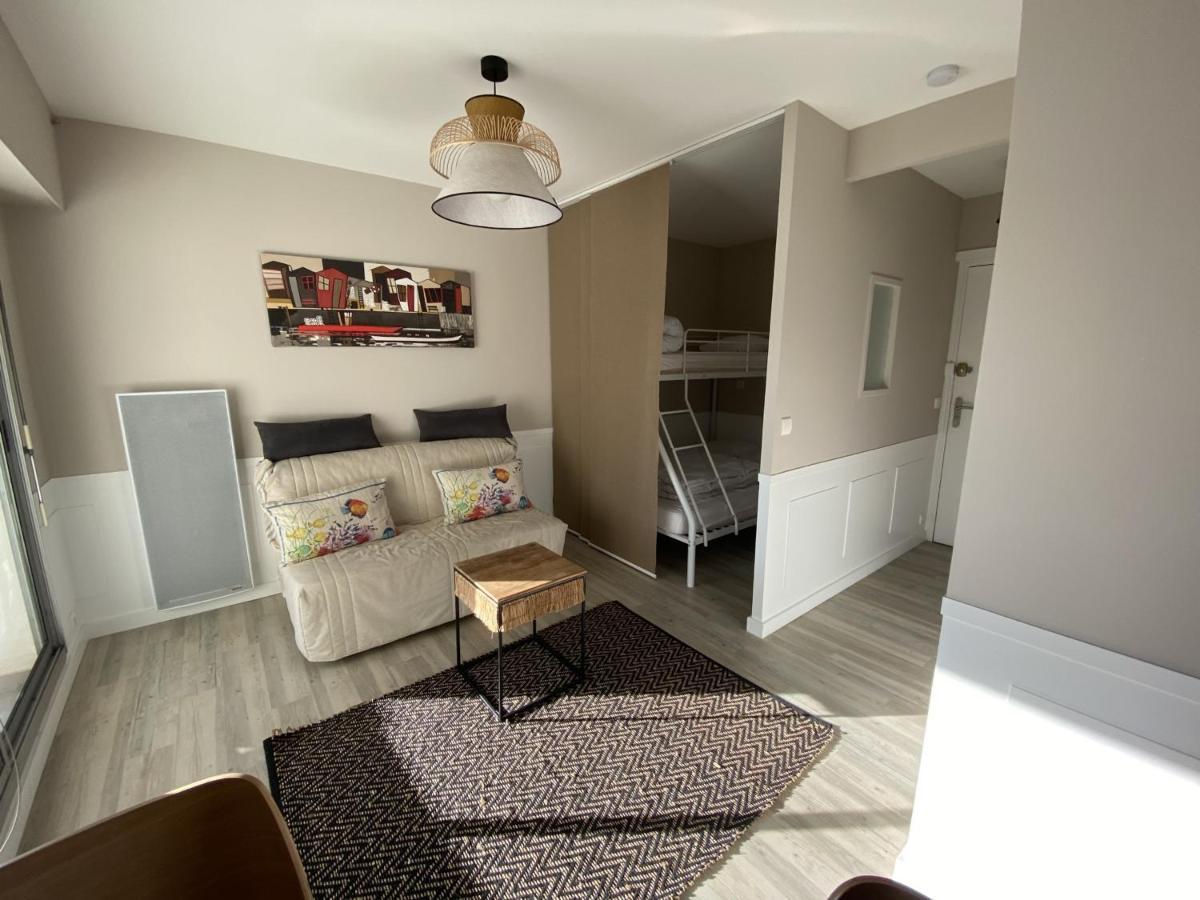 Studio Neuf En Front De Mer Avec Terrasse Et Parking, Ideal Pour 3 Personnes - Fr-1-474-147 アルカション エクステリア 写真